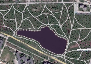 Керчанин спроектировал парк у озера в районе улицы Ворошилова