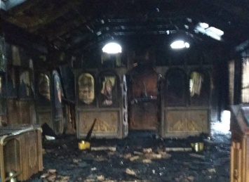 Пожаг в храме во Львове духовенство УПЦ МП назвало поджогом