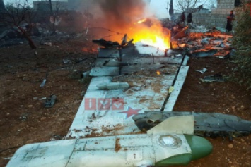 В сети обнародовано видео последнего боя пилота Су-25, сбитого в Сирии