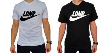 В оккупированном Донецке наладили выпуск футболок с разработанным Nike логотипом LDNR (ФОТО)