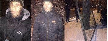 Двое парней разгуливали по ночному Кривбассу с забором под мышкой (ФОТО)