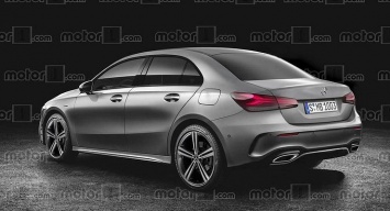 Опубликованы рендерные изображения седана Mercedes-Benz A-класса