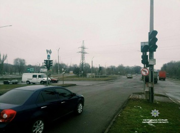 В Шевченковском районе Запорожья установили временные знаки: невнимательных водителей штрафуют