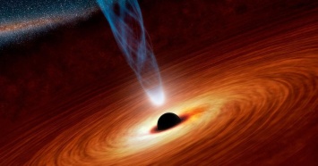 Огромные черные дыры могут поглощать собственные галактики