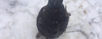 На улице райцентра в Черниговской области нашли ручную гранату