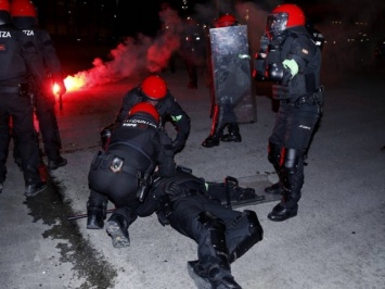 Спартаковские хулиганы в Бильбао: умер полицейский