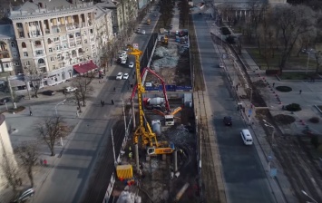 Взгляд через забор: строительство днепровского метро с высоты птичьего полета