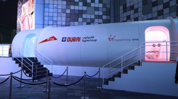 В Дубае показали капсулу Virgin Hyperloop One