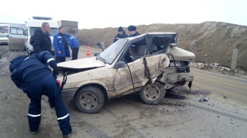 В результате столкновения «ВАЗ 2109» и «Fiat ducato» пострадали 4 человека