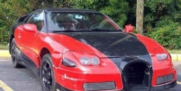 Ужасающая реплика Bugatti Veyron из Mitsubishi