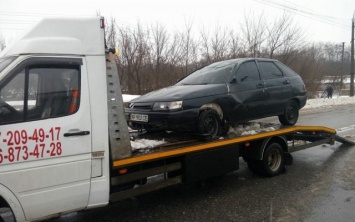 Появились фото сегодняшнего серьезного ДТП в Запорожье