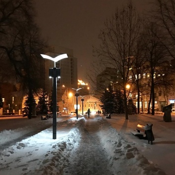 Весна в Днепре: город утопает в снегу