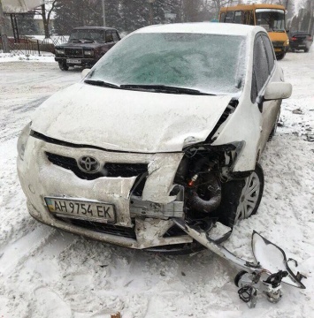 ДТП в Донецке: полиция "ДНР" обвиняет пострадавшего (фото)