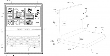 Microsoft заполучила патент на создание концепта складывающегося планшета