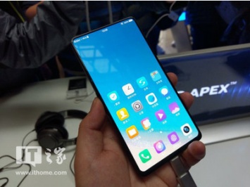 Vivo Apex - безрамочный смартфон с выдвижной фронтальной камерой