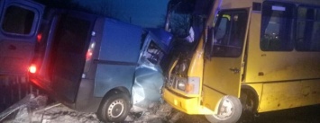 Под Кременчугом столкнулись рейсовый автобус и Renault Trafic: 5 пострадавших и 1 погибший (ФОТО)