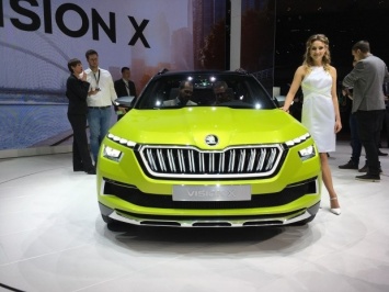 Skoda представила в Женеве концепт газового гибрида Vision X