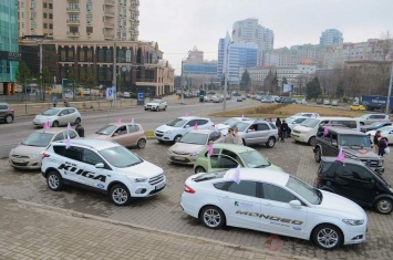 В Одессе состоялся женский автопробег