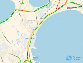 Обстановка на одесских дорогах утром 12 марта
