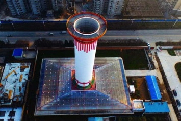 В Китае заработал самый большой в мире очиститель воздуха на солнечной энергии
