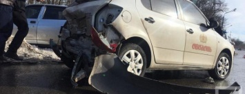 В результате ДТП на объездной дороге пострадали 4 криворожан (ФОТО)