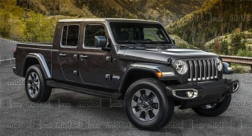 Объявлены сроки начала продаж нового пикапа Jeep Wrangler