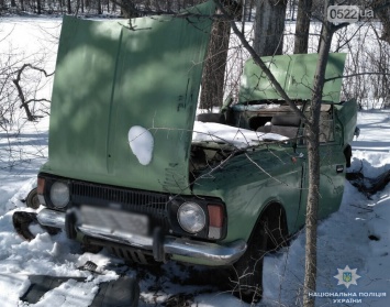 Фото того что осталось от авто: в Кировоградской области угнали автомобиль