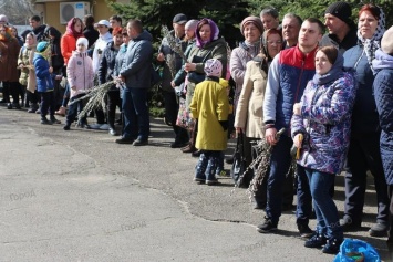 Николаевцы отмечают Вербное воскресенье