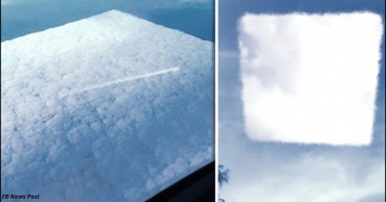 Эти квадратные облака доказывают, что кто-то тайно может управлять природой?!