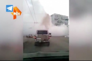 Пар столбом: в Кемерово произошло новое серьезное ЧП (видео)