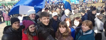 Кременчужане митингуют в центре Киева: Марш силы нации (ФОТО)
