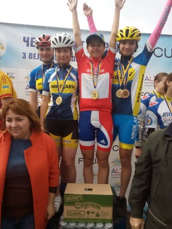 Николаевские велосипедистки стали победительницами чемпионата Украины