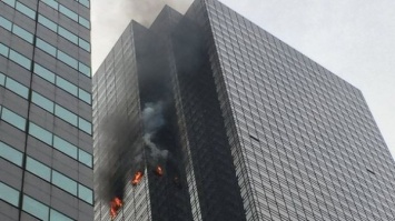 В небоскребе Tрампа в Нью-Йорке произошел пожар