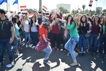 В Дамаске массовыми гуляниями отпраздновали освобождение Восточной Гуты