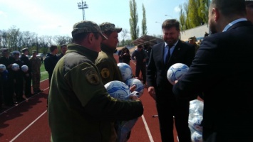 Федерация футбола Украины открыла в Николаеве старт Чемпионата среди участников АТО