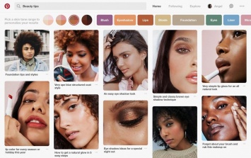 Pinterest запустил поиск по 16 уникальным оттенкам кожи