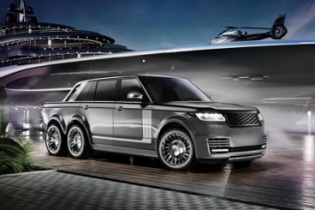 Range Rover поставили на шесть колес