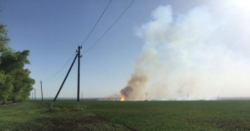 Спасатели локализировали основные очаги возгорания в Балаклее