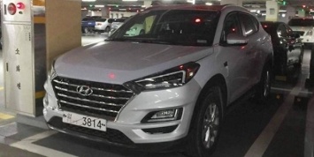 Новинка Hyundai Tucson 2019 засняли во всей красе на дорогах