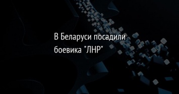 В Беларуси посадили боевика "ЛНР"