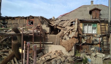 В «ДНР» показали последствия обстрела в Горловке