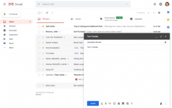 Google научила Gmail писать письма за пользователя