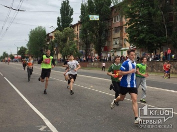 Праздничный масштабный пробег и спортивные соревнования в Кривом Роге