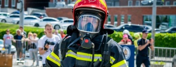 В Днепре прошли Всеукраинские соревнования «Самый сильный пожарный», - ФОТО, ВИДЕО