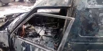 Созданный украинцем электромобиль сгорел посреди улицы