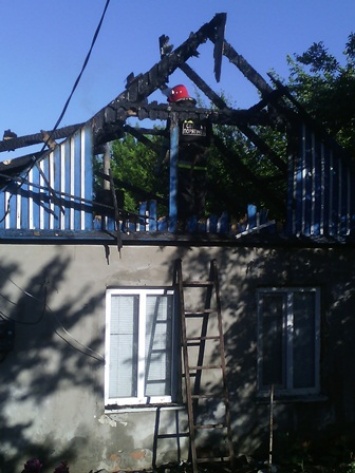 В Новоалександровке из-за короткого замыкания сгорел дом