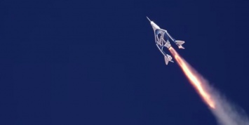 Видеофакт: космоплан VSS Unity буравит небо