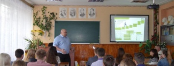 Выпускникам школ Западного Донбасса рассказали о преимуществах шахтерской профессии