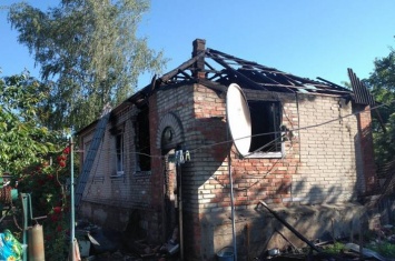 В Славянске из-за пожара пострадала женщина