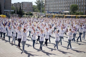Луганщина установила танцевальный рекорд
